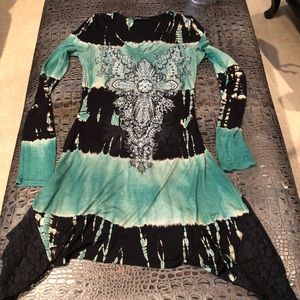 Vocal Embellished Cross Dress/Tunic!!